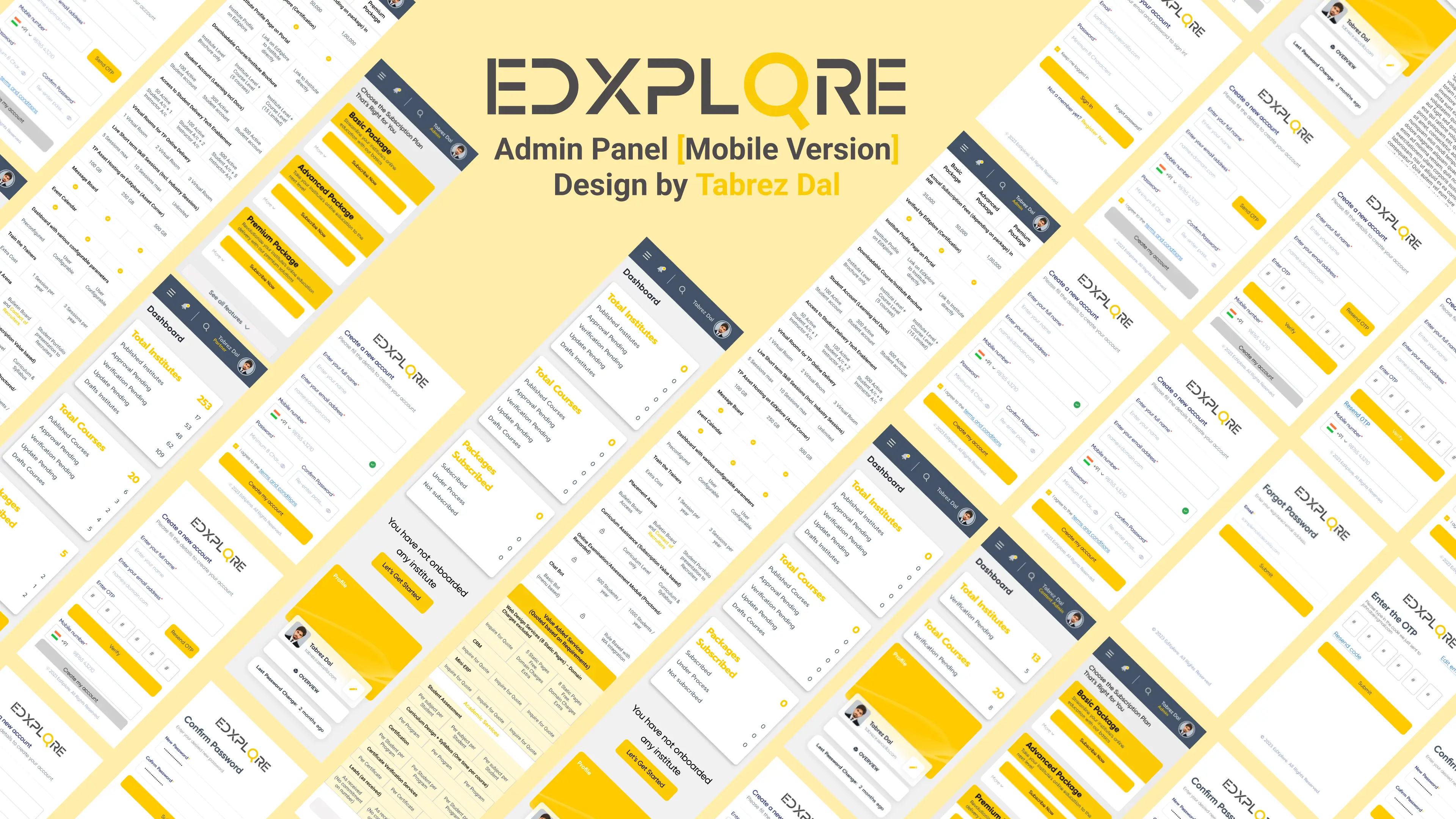Admin Panel Mobile