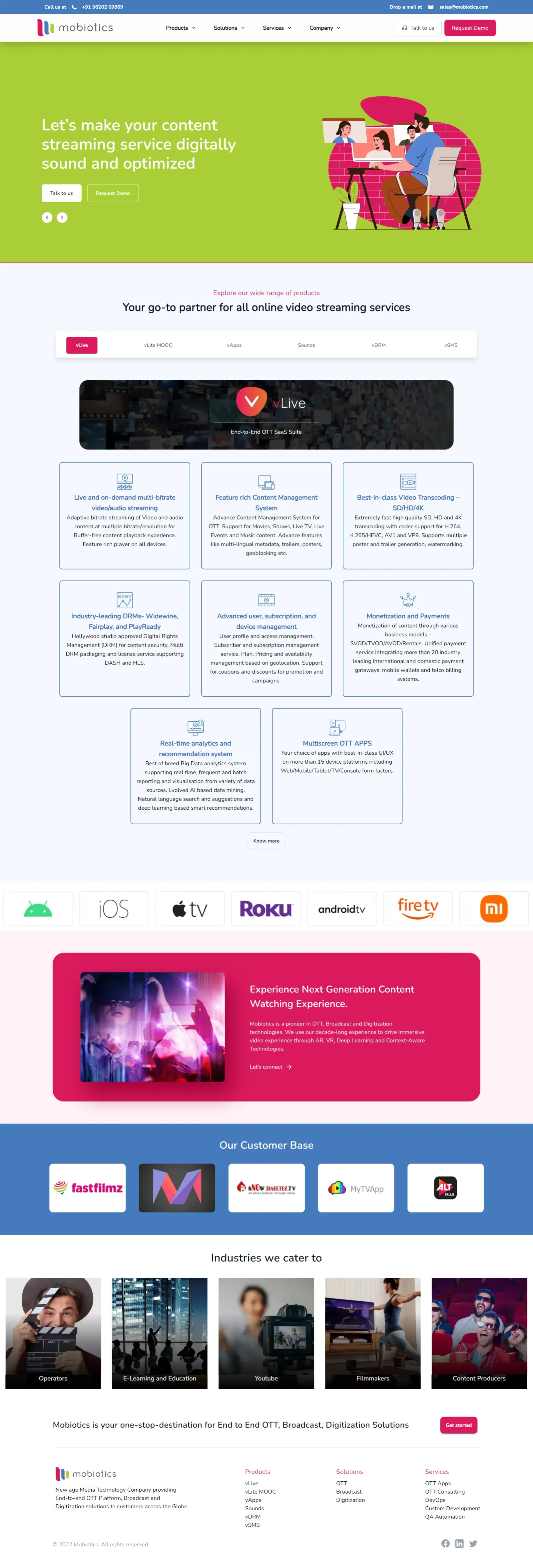 Entertainment Website